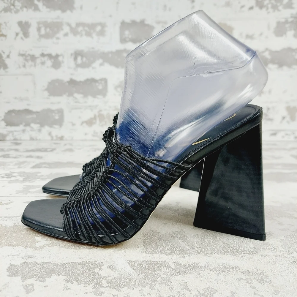 New Sam Edelman Women's Laurette Slip On High Heel Sandals W638